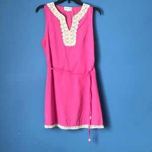 Mud Pie Bag Lady Flamingo pink